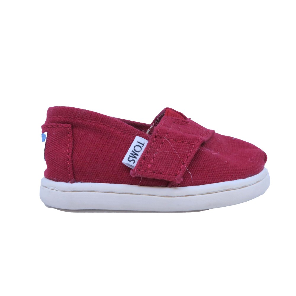 Toms Boys Red Shoes size: 4 Infant